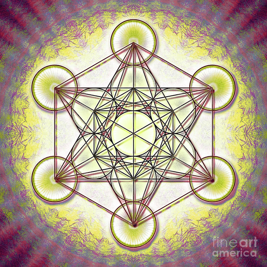 Metatron's Cube - Core I Digital Art by Dirk Czarnota | Fine Art America