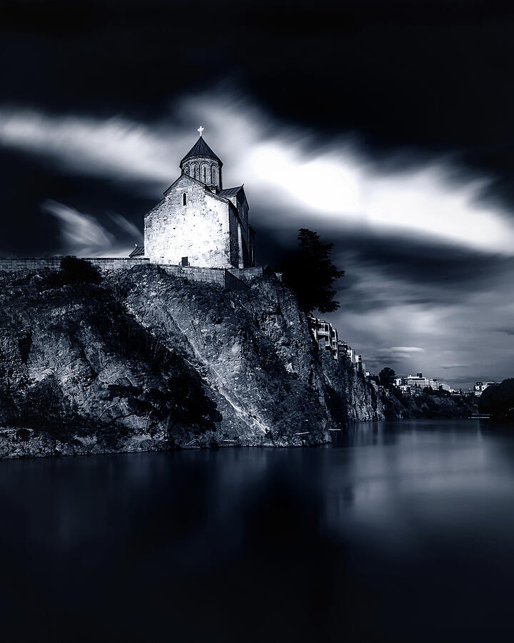 Metekhi Church Above the Mtkvari River Photograph by John Wright Metekhi Church Above the Mtkvari River Photograph by John Wright