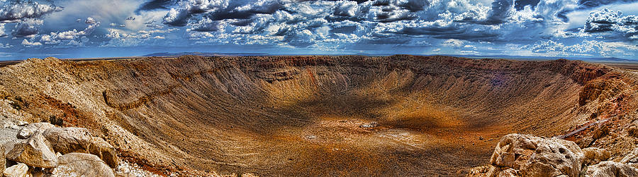 Meteor Crater Photograph by Lou  Novick