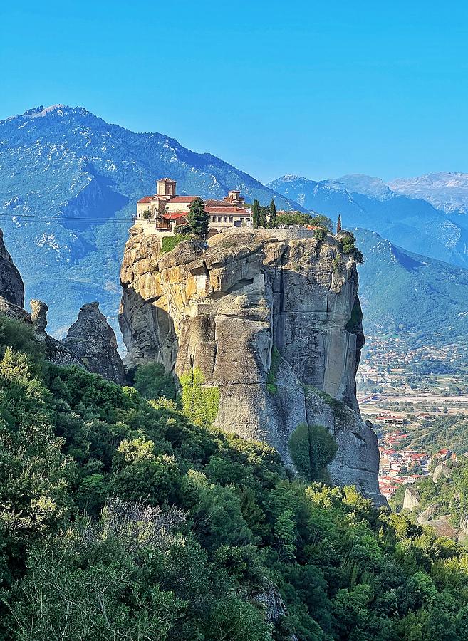 Meteora Monastery Photograph by Carla Parris
