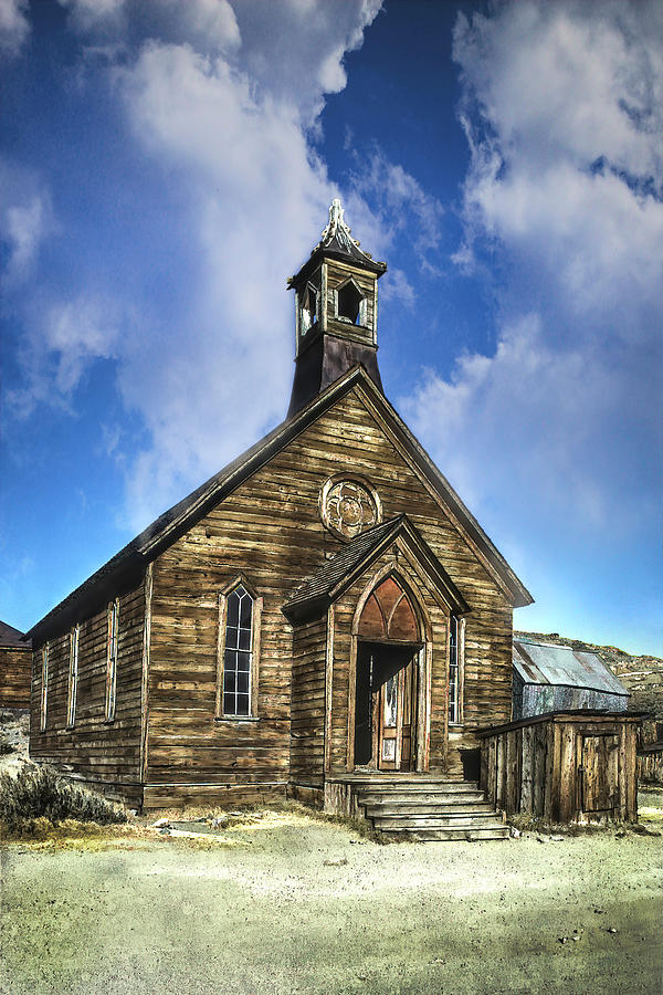 Methodist Church Bodie California Photograph by Gary McJimsey - Fine ...