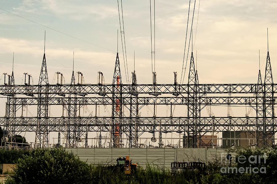 Metro-North Electrical Transmission Lines Photograph by David Oppenheimer
