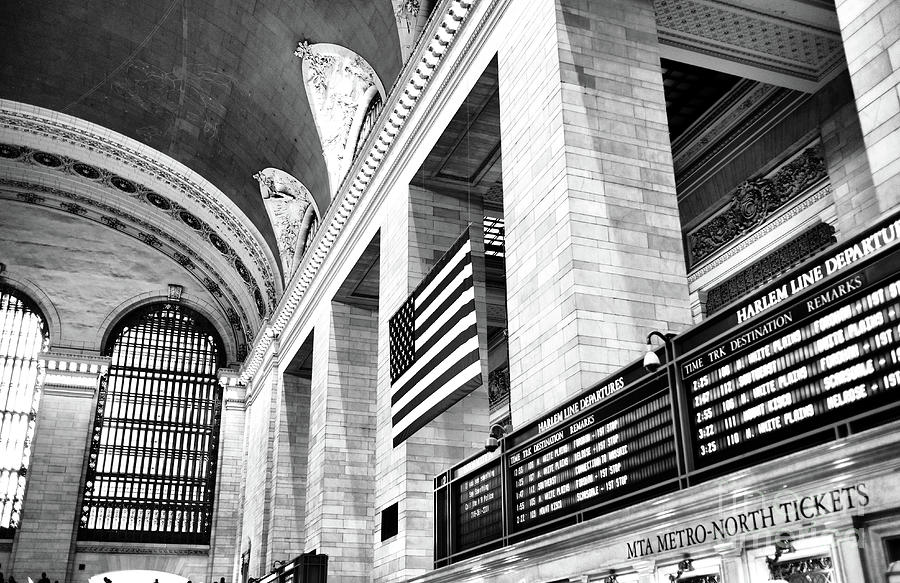 Metro North Tickets at Grand Central Terminal in Manhattan Photograph by John Rizzuto