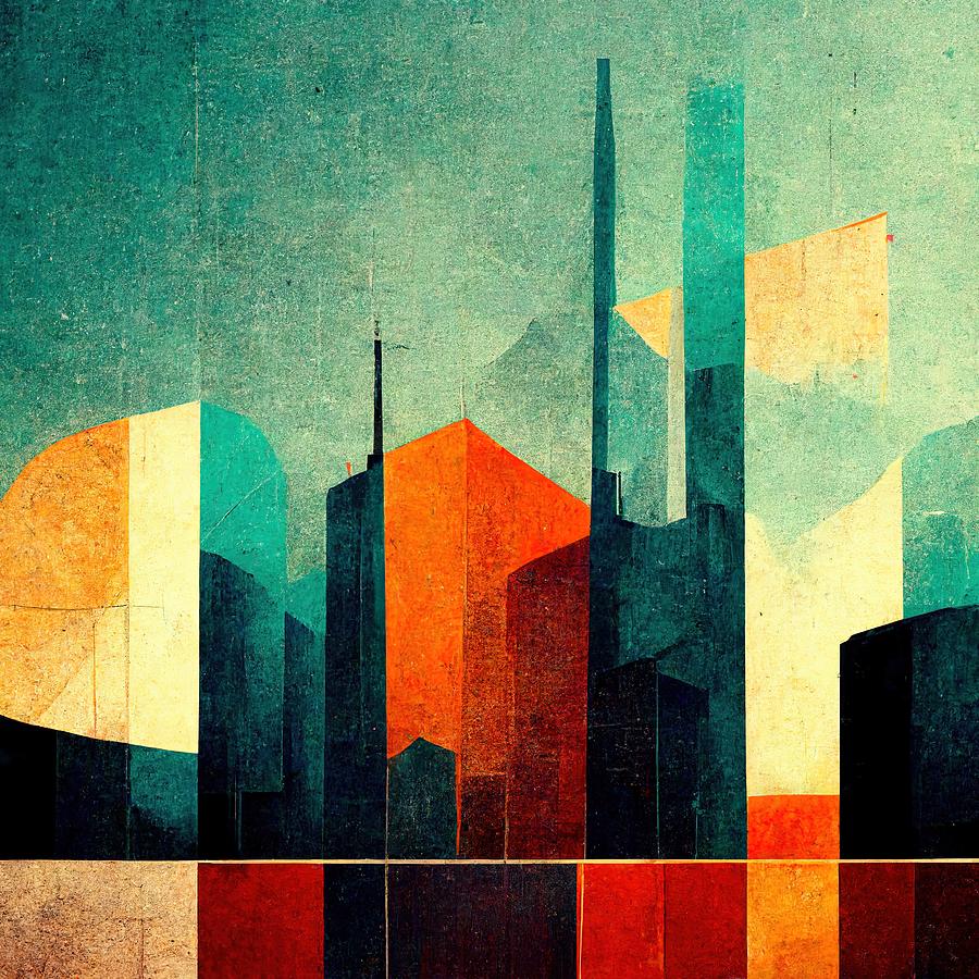 Metropolis number one Digital Art by Abstract Scapes | Fine Art America