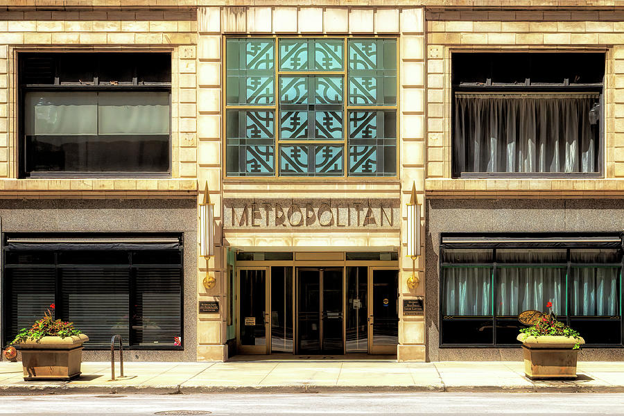 Chicago Photograph - Metropolitan Building - LaSalle Street - Chicago by Susan Rissi Tregoning