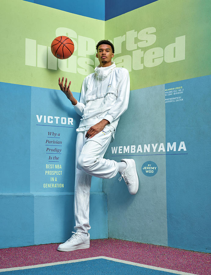 Metropolitans 92 Victor Wembanyama, March 2023 Sports Illustrated Issue Cover Photograph by Sports Illustrated