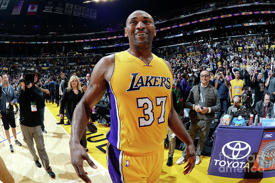 Metta World Peace Photograph by Andrew D. Bernstein Metta World Peace Photograph by Andrew D. Bernstein