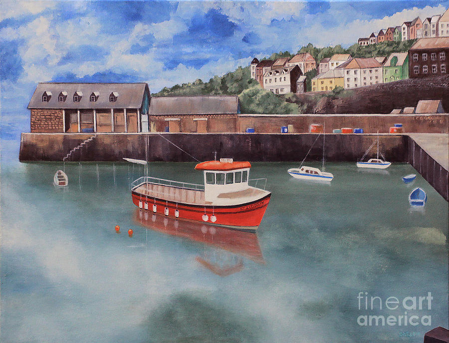Mevagissey Painting by Patrick Dablow