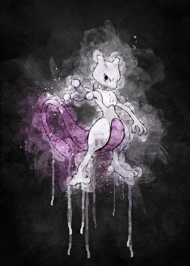 Shiny Mewtwo - DHW Designs & Stuff - Digital Art, Entertainment,  Television, Anime - ArtPal