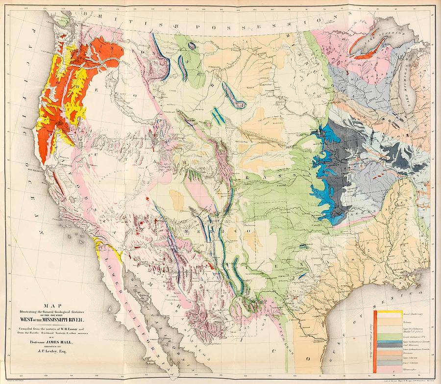 Mexican Border Survey Maps Painting by Artistic Panda | Fine Art America