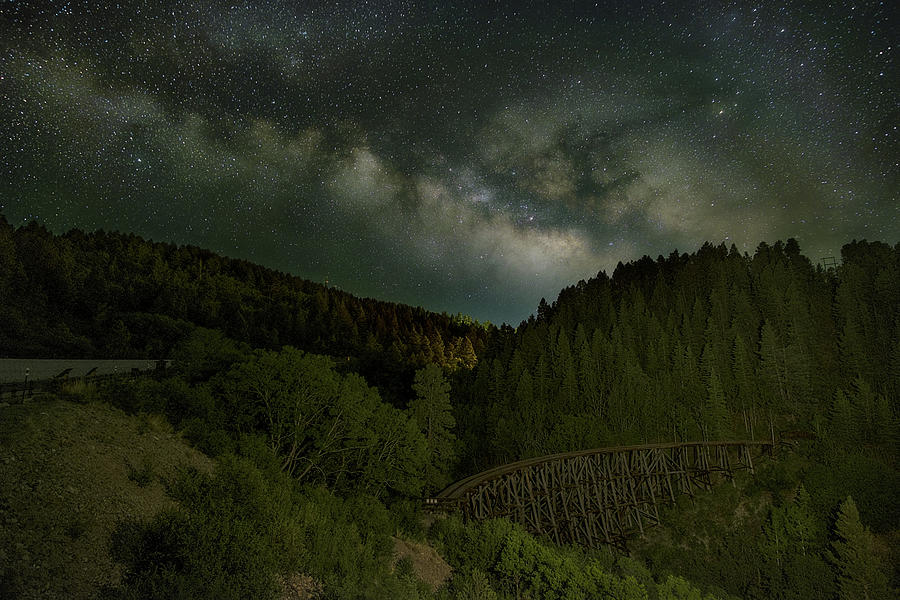 Mexican Canyon Trestle Milky Way 2021 Photograph by James Clinich