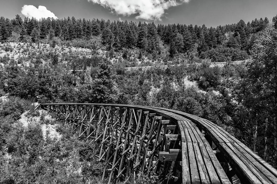 Mexican Canyon Trestle Photograph by Steve Templeton