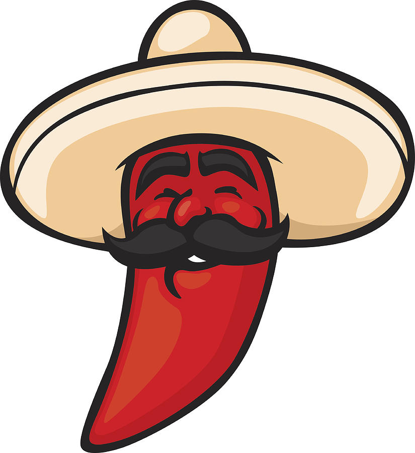 Mexican Chili Pepper Drawing by Big_Ryan