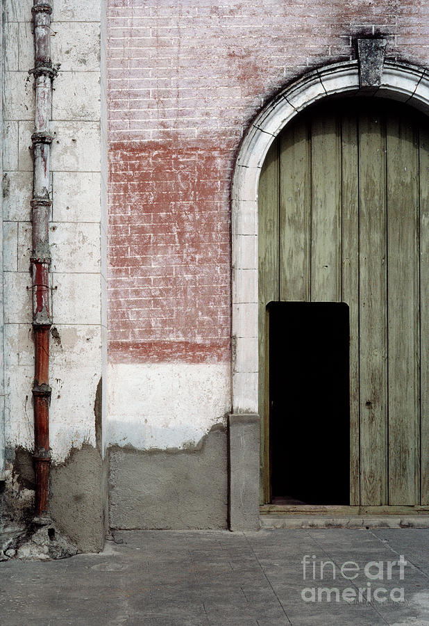 Mexican church doors - Double Door Photograph by Sharon Hudson