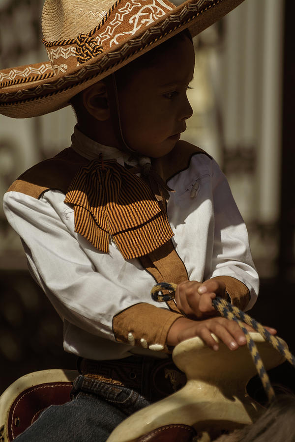 Cowboy Photograph - Mexican Cowboy on Revolution Day by Dane Strom Cowboy Photograph - Mexican Cowboy on Revolution Day by Dane Strom