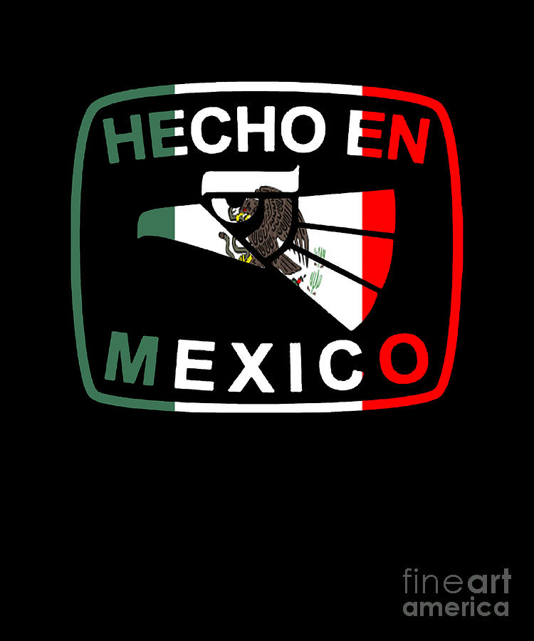 El Jefe Digital Art -  Mexican Design Mexican Flag Design For Mexican Pride HEcho En Mexico by Funny4You
