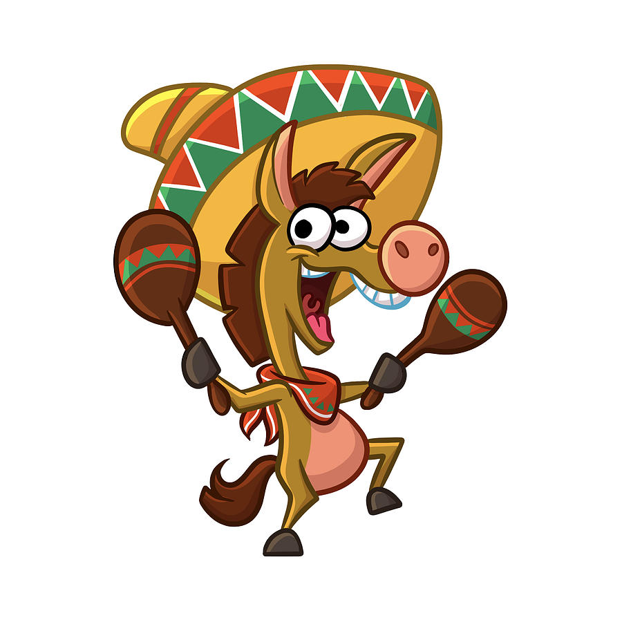 mexican donkey cartoon