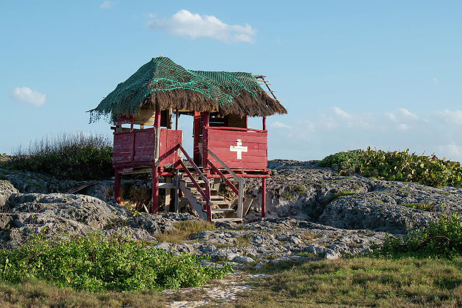 Mexican Lifeguard House Photograph by Aaron Spong