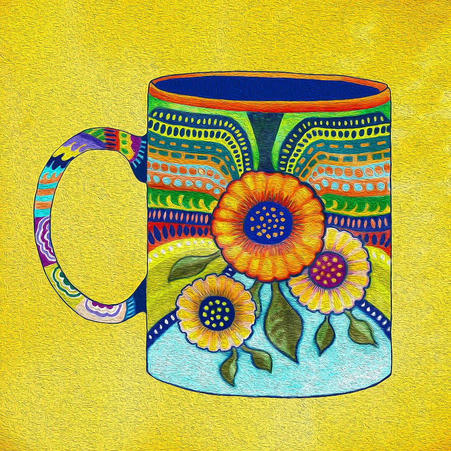 Mexican Mug Mixed Media by Lorena Cassady