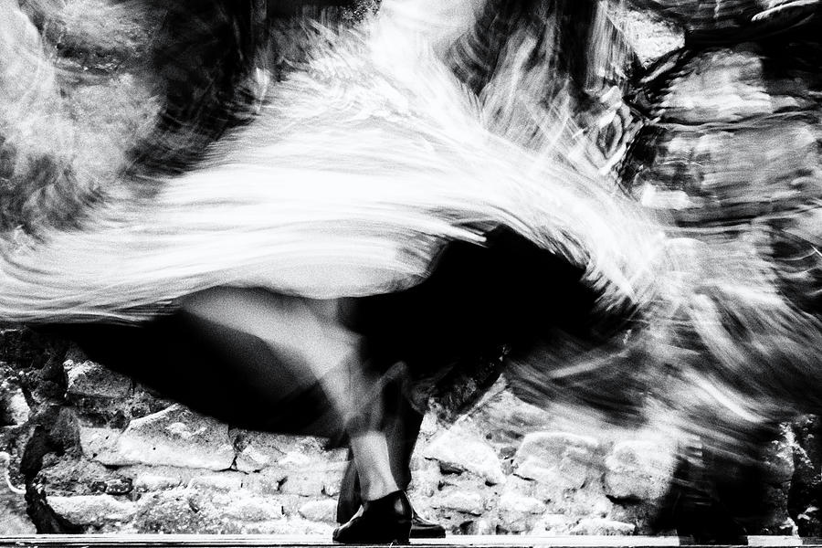 Mexican Skirts - Black And White Photograph