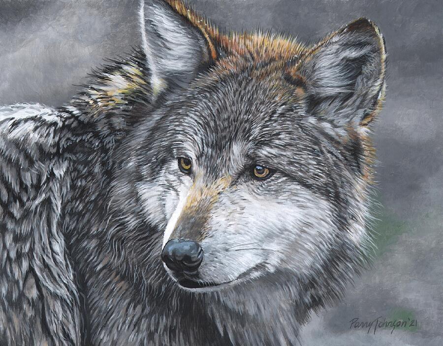 Mexican Wolf Painting by Parry Johnson - Fine Art America