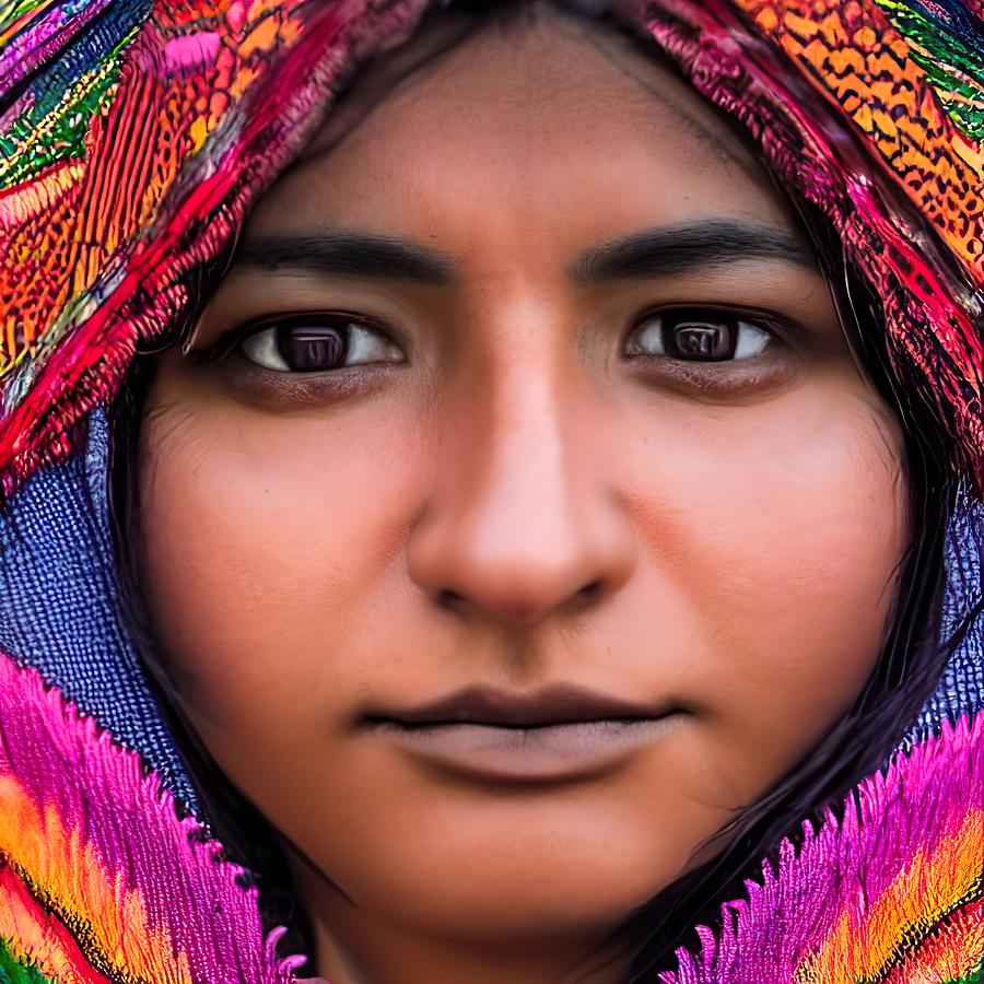 Mexican Woman Digital Art By Selene Martinez Fine Art America 9807
