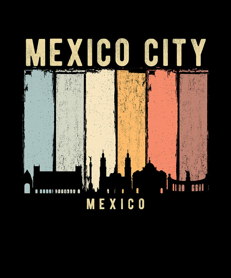 Mexico Mexico City Skyline Digital Art by Manuel Schmucker - Fine Art ...