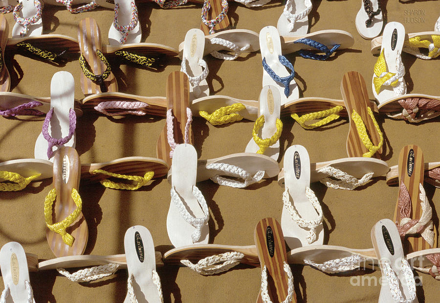 abstract photography - Sandals for Sale Photograph by Sharon Hudson