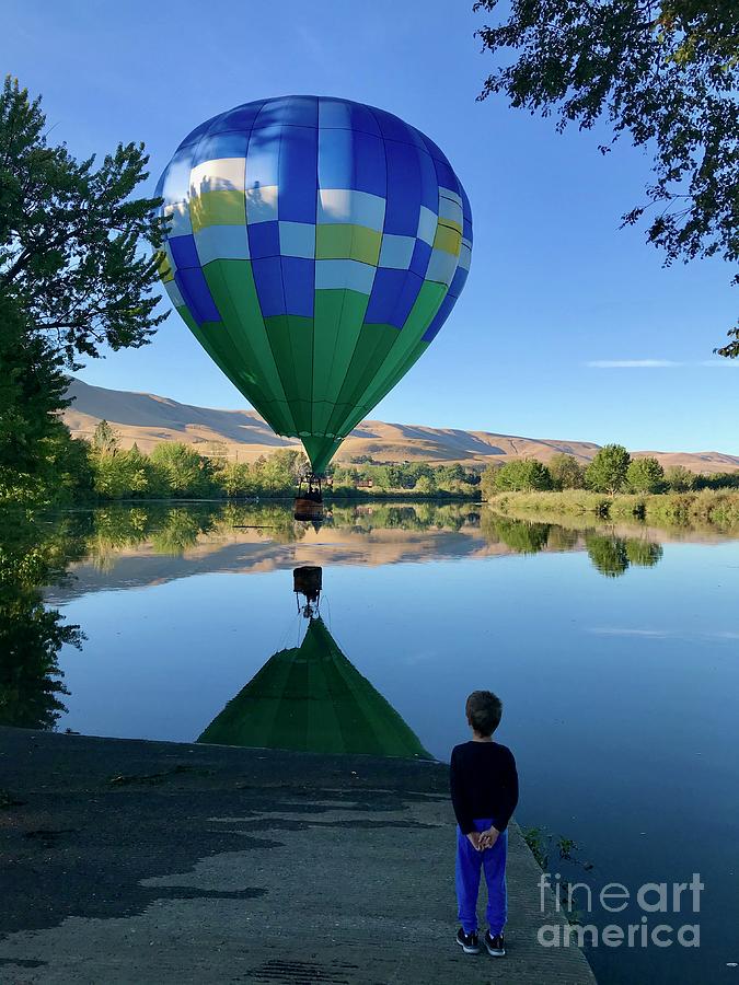 Mesmerizing Hot Air Balloon Photograph by Carol Groenen