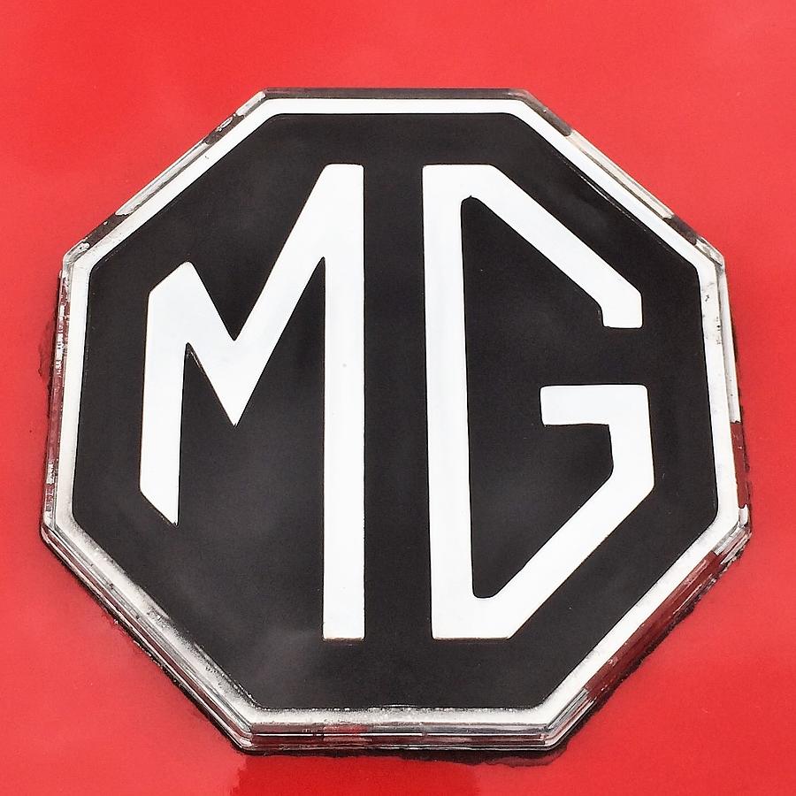 MG Emblem Photograph by Joseph Skompski - Pixels