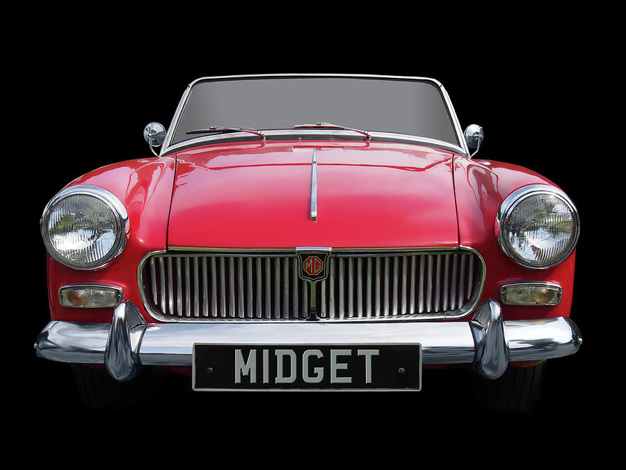 MG Midget sports car Photograph by Philip Openshaw | Pixels