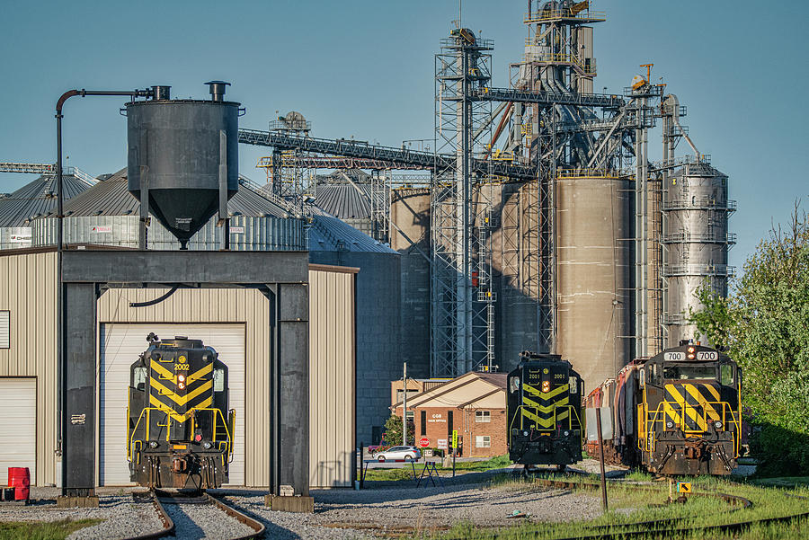 MG Railroad shops at Jeffersonville Indiana Photograph by Jim Pearson