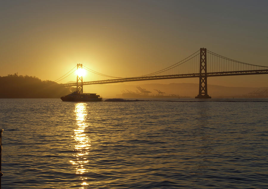 Sunrise Ferry Photograph by Dan Twomey