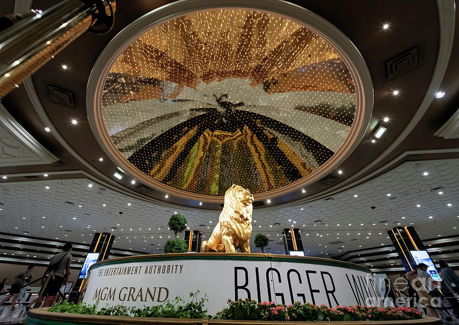 MGM Grand Las Vegas in Las Vegas Nevada Photograph by David Oppenheimer