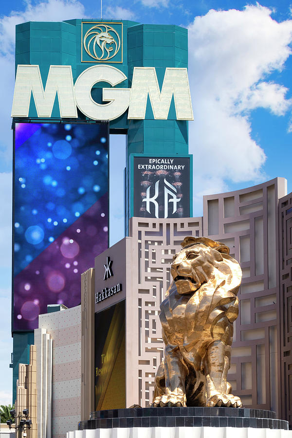 Las Vegas Photograph - MGM by Ricky Barnard