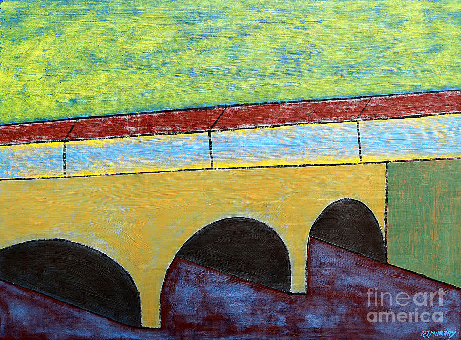 Bridge Painting - Abstract 284 by Patrick J Murphy