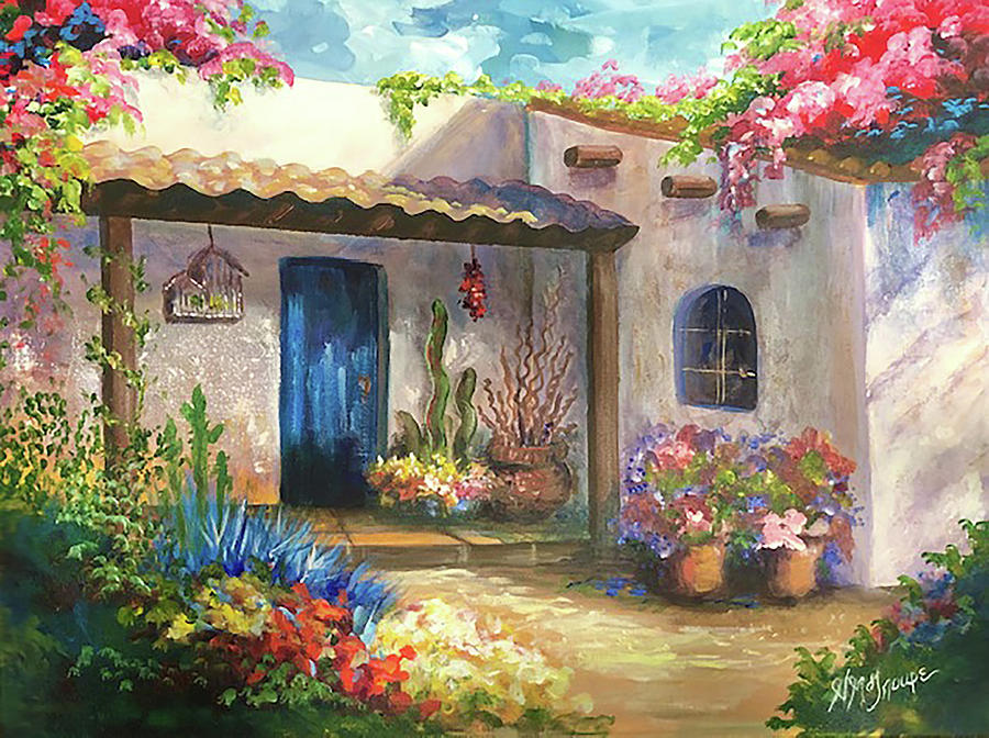 Mi Casa Painting by Nancy Troupe | Fine Art America