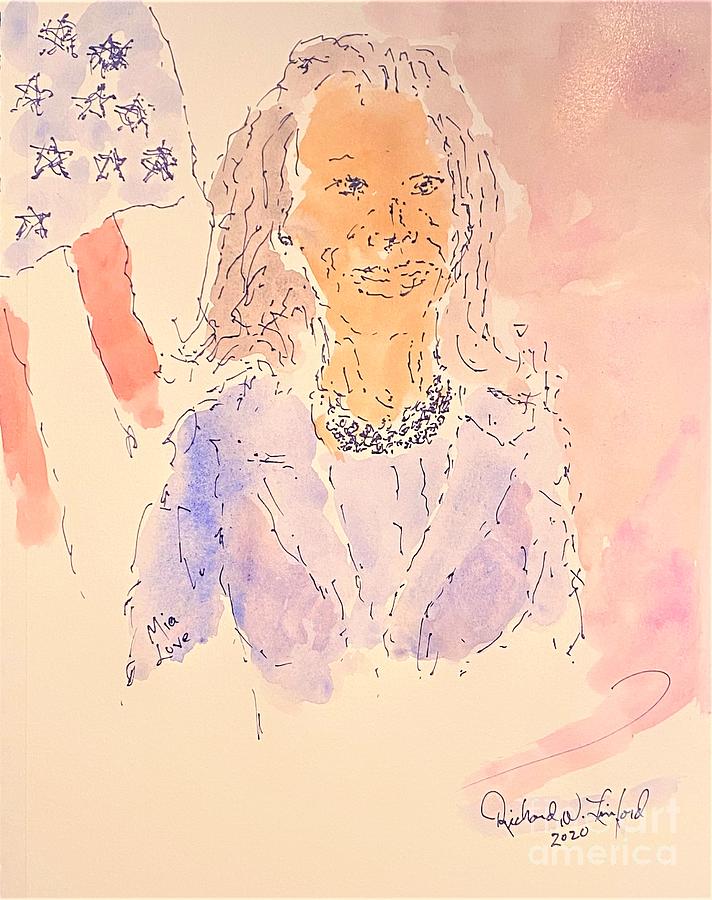 Mia Love Painting by Richard W Linford