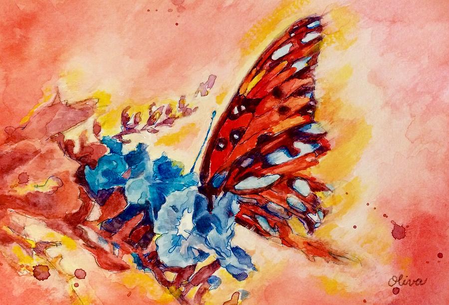 Butterfly Painting - Miami After-image #7 by Melanie Oliva