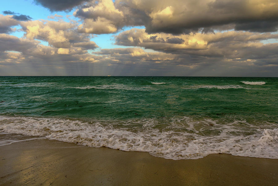 Miami Beach Photograph by Deb Beausoleil