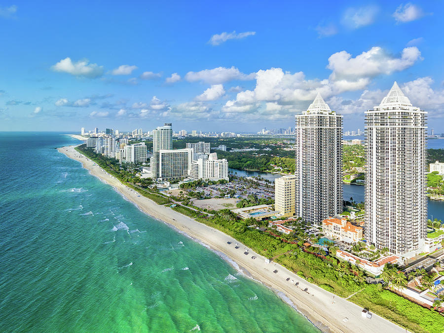 Miami Beach From Above Photograph by Florida Fine Art Photography ...