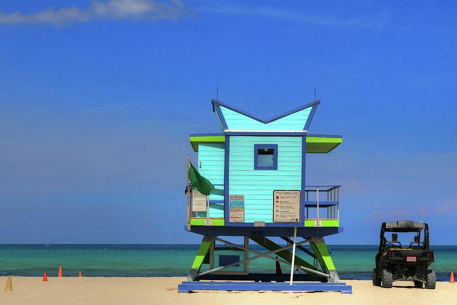 Miami Beach Lifeguard Station Photograph