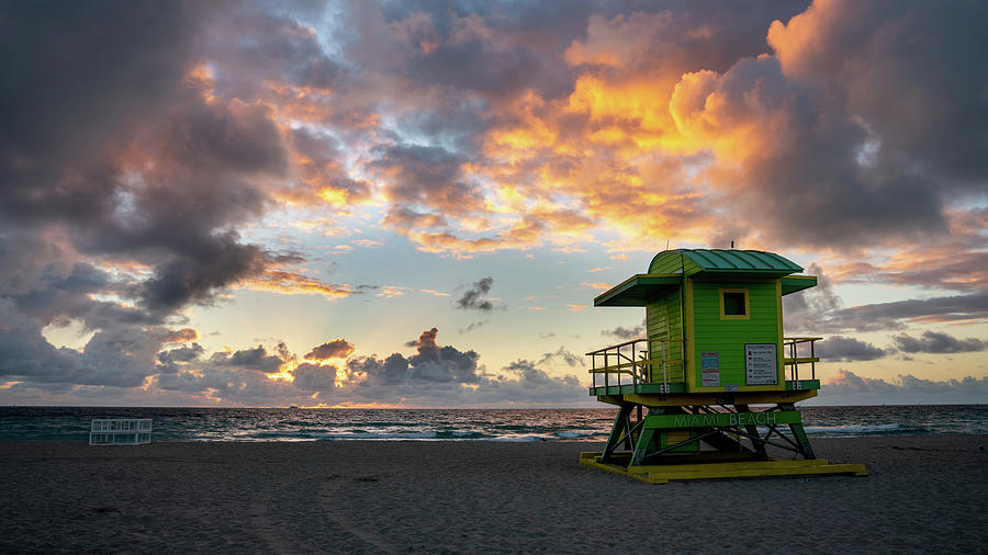 Miami Beach Morning Photograph by Deb Salay
