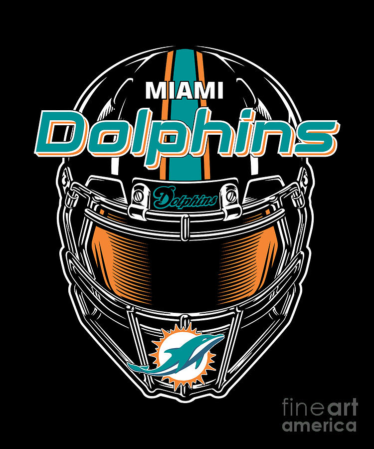 Sports Digital Art - Miami Dolphins American Football Nfl  by Troy Lee