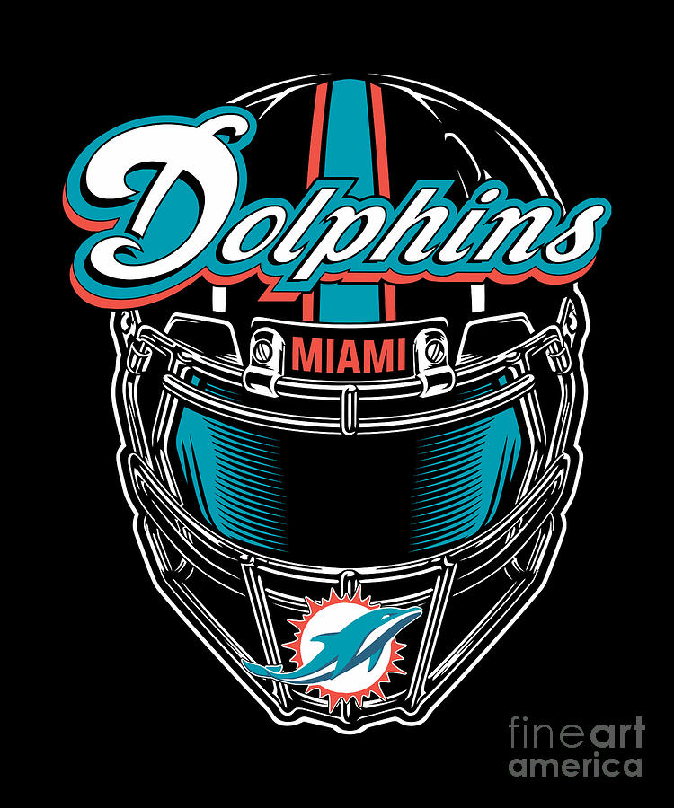 Sports Digital Art - Miami Dolphins American Football Team  Nfl  by Troy Lee