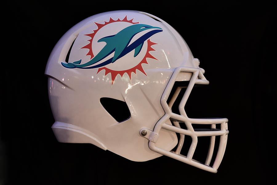 Miami Dolphins Helmet Photograph