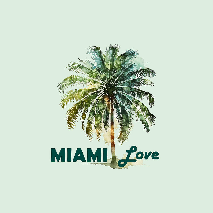 Miami Love 328 Mixed Media by Corinne Carroll
