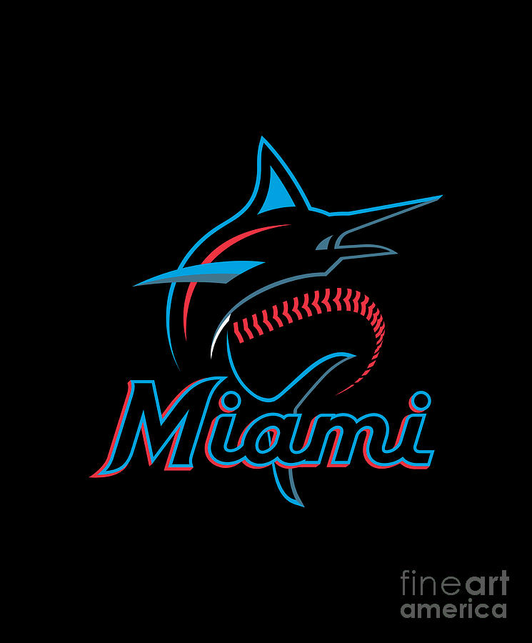 Miami Marlins Digital Art by Maryan Noor - Fine Art America