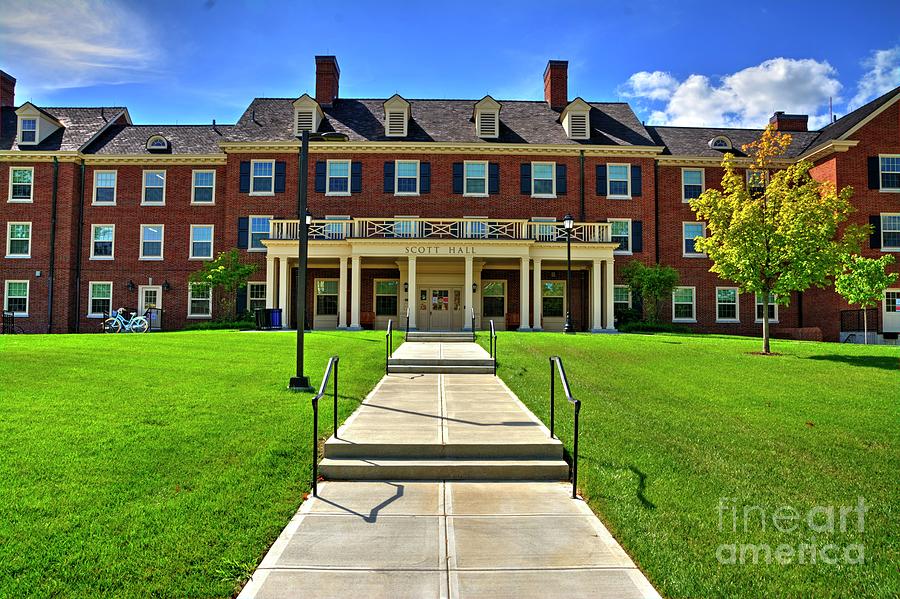 Miami of Ohio University Scott Hall Photograph by Paul Lindner | Fine ...