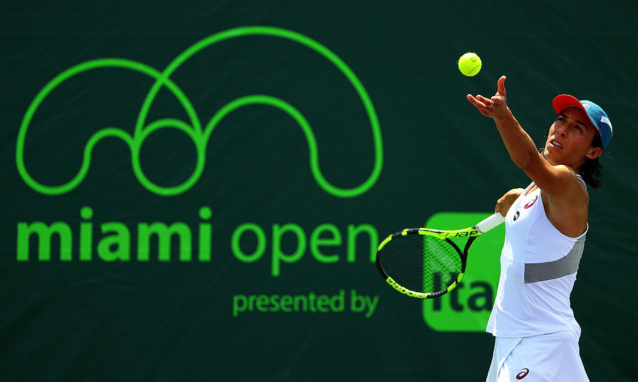 Miami Open - Day 3 Photograph by Mike Ehrmann